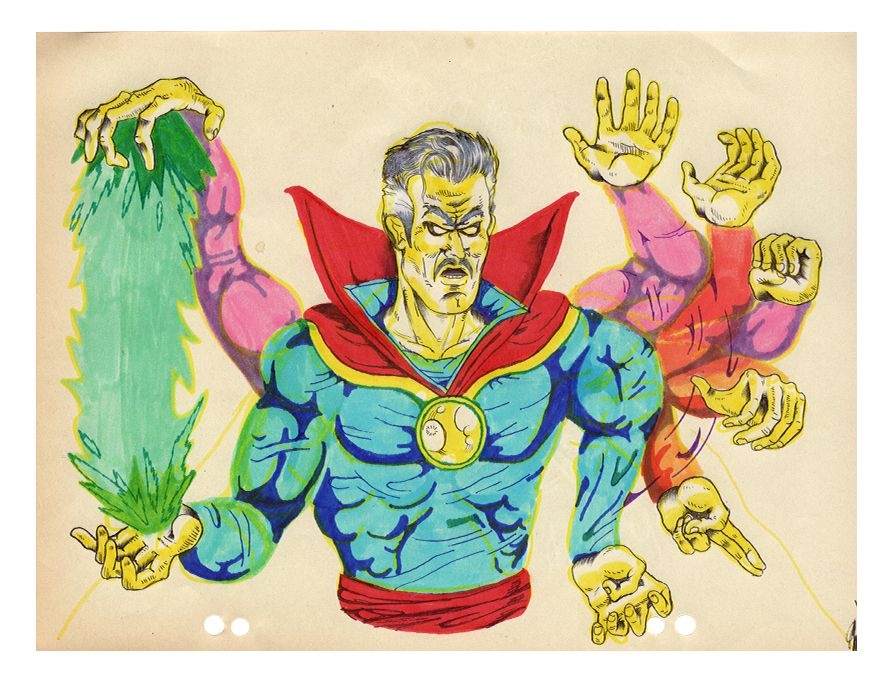 Brain Dead x Marvel Doctor Strange Graphic tee concept illustration print