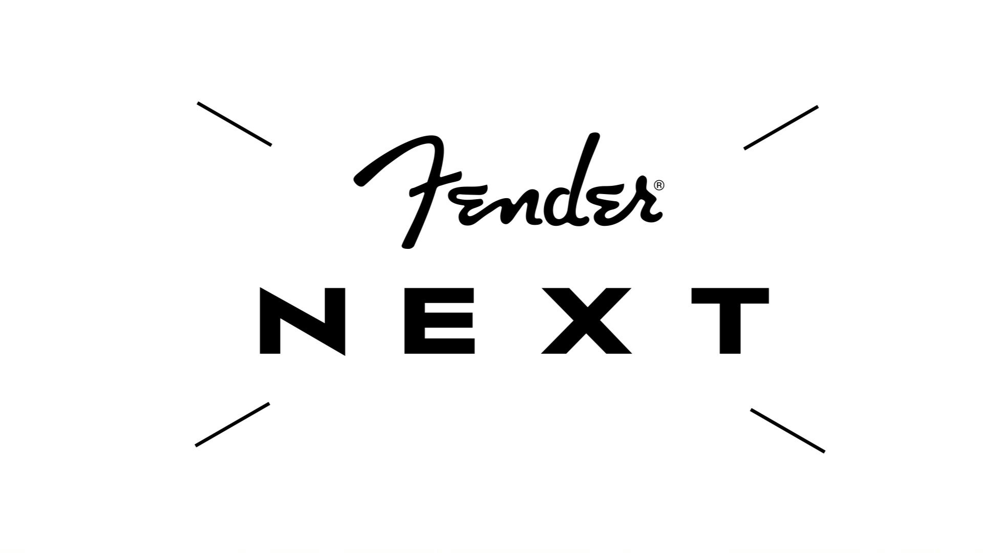 Fender Next campaign logo spinning animation