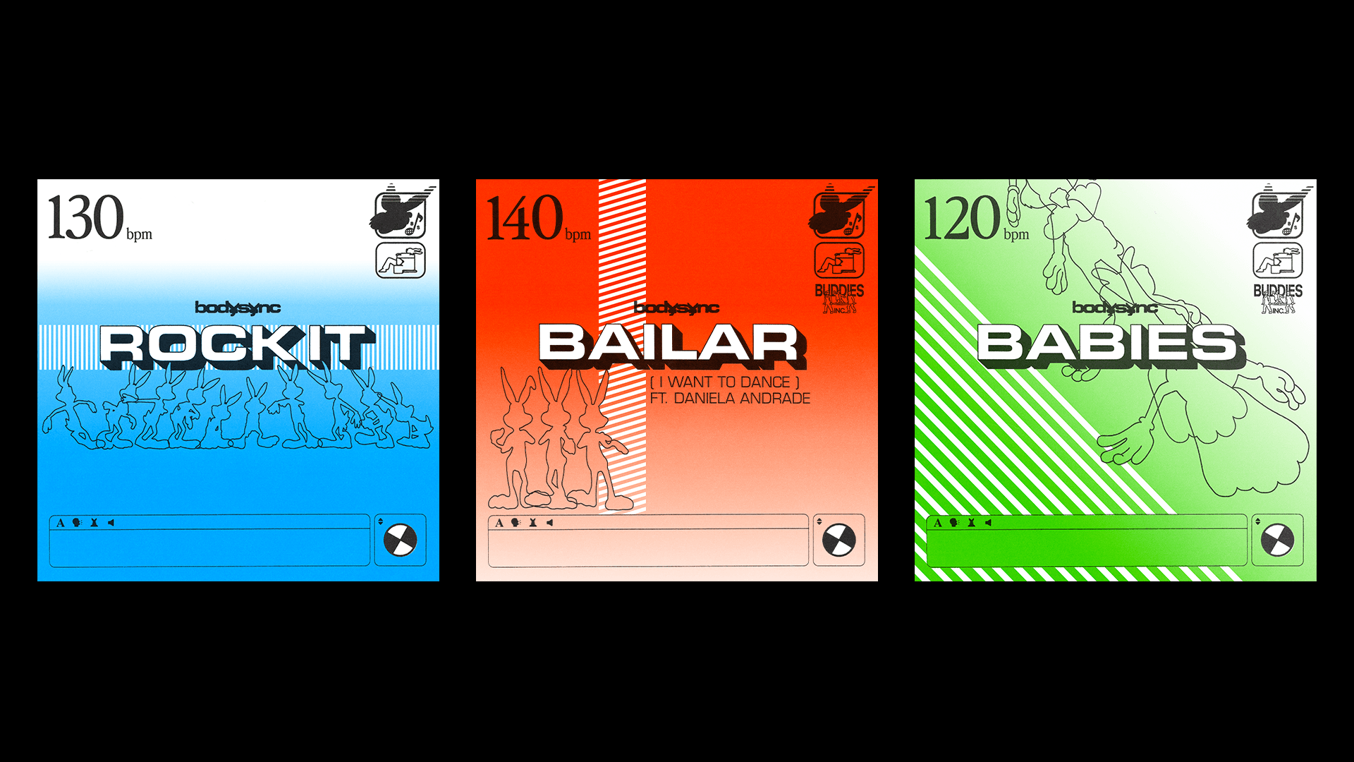 Bodysync Nutty Singles Album Artwork