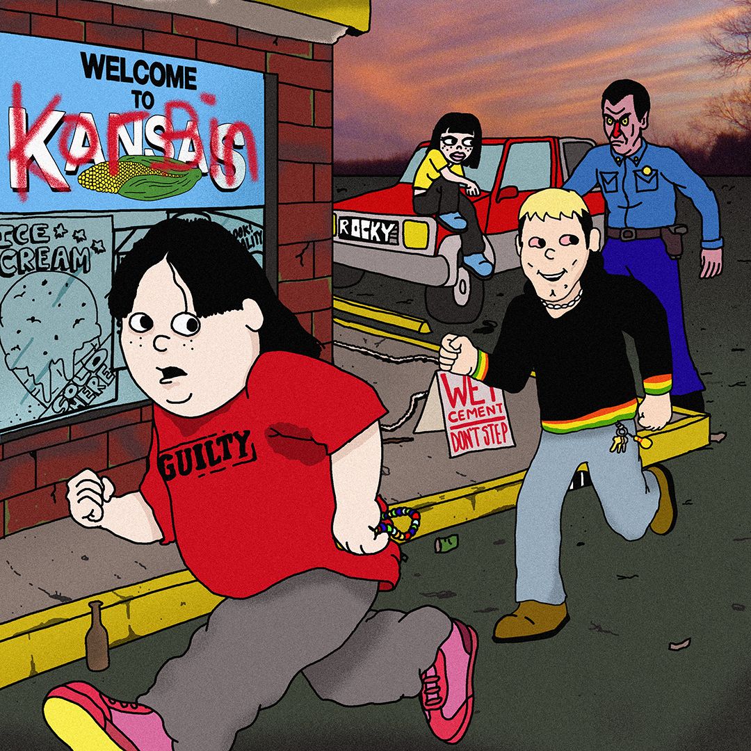 Deaton Chris Anthony "iScream" music video animation clip running from the police