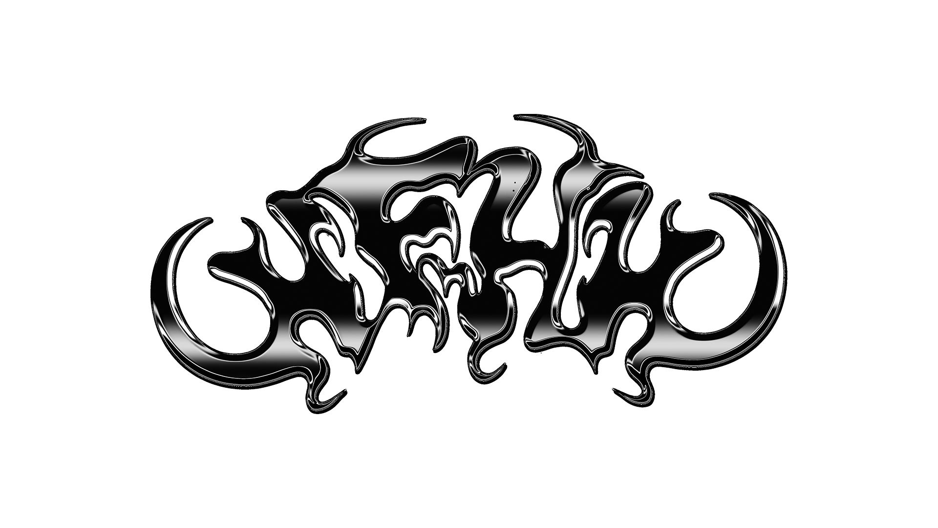 Hot flash Heat Wave chrome "HFHW" logo