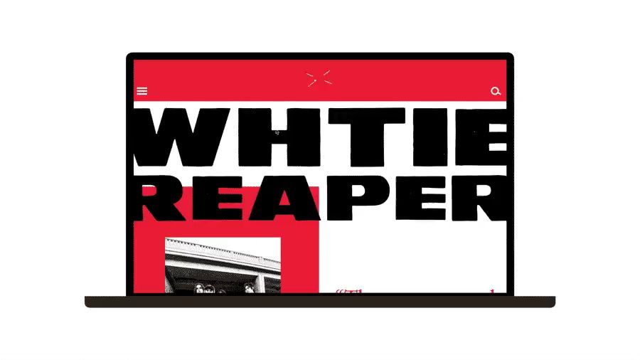 Fender Next editorial blog landing page design on a desktop device