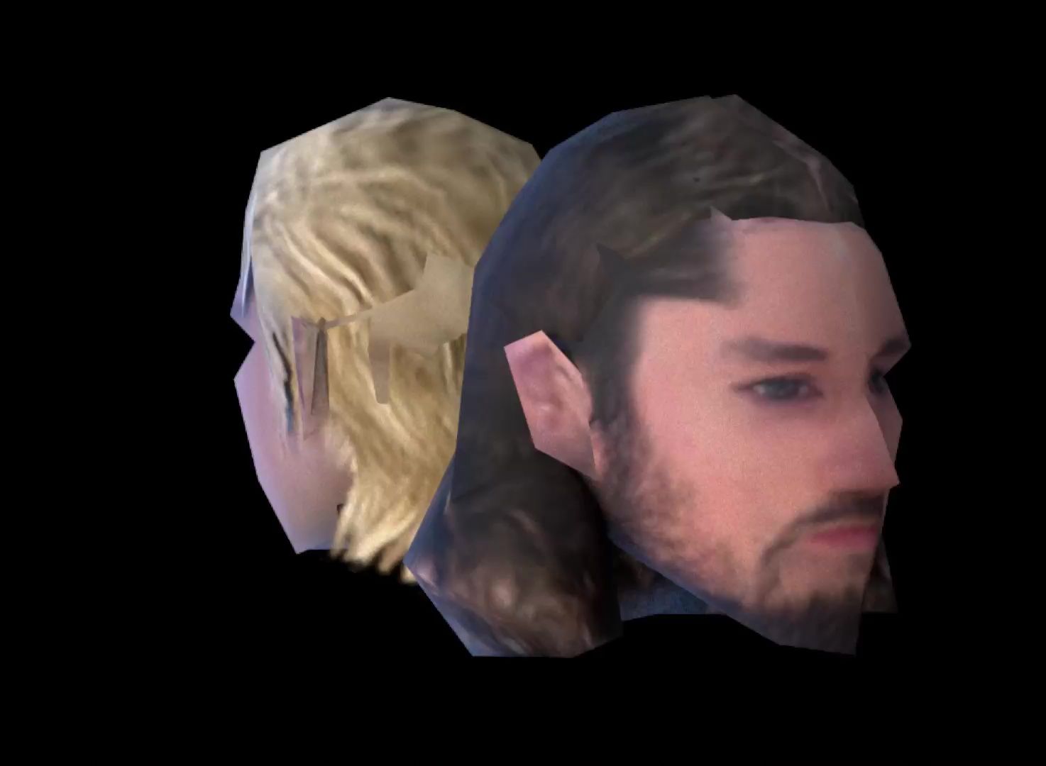 Low-poly heads for the Sports Get A Good Look Album Campaign