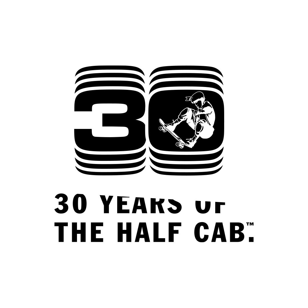 Logo for the Vans 30 Years of the Half Cab Campaign
