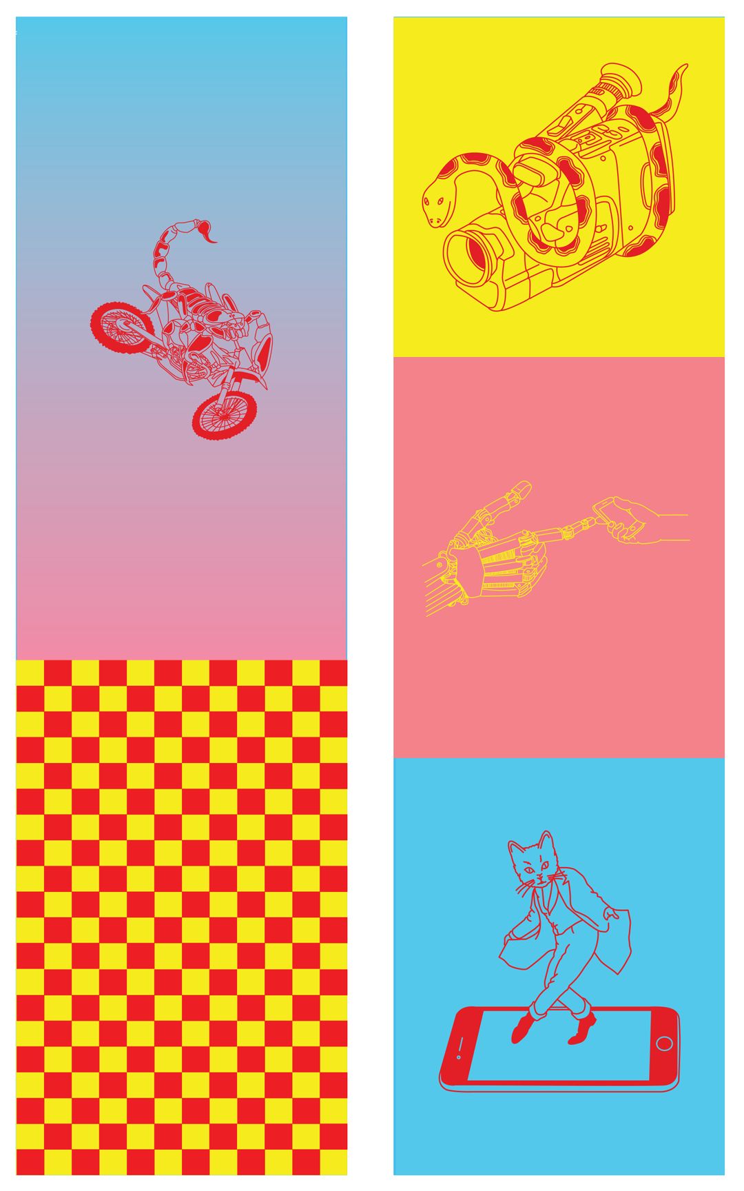 Adult Swim Drive-In media illustrations